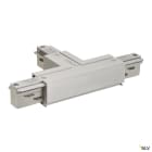 SLV - EUTRAC connecteur en T, terre droite, gris