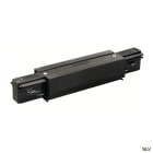 SLV - EUTRAC connecteur longitudinal avec alimentation, noir