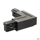 SLV - EUTRAC connecteur 90°, terre extérieure, noir