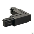 SLV - EUTRAC®, connecteur en L, intérieur, pour rail 3 allumages en saillie, noir
