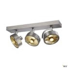 SLV - KALU, 3 spots, QPAR111 plafonnier, alu brossé. ES111, max. 3x75W
