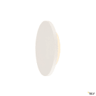 SLV - PLASTRA, applique intérieure, rond, blanc, LED, 7,4W, 3000K, plâtre