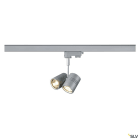 SLV - BIMA, double, gris, 2x GU10, max. 50W, adaptateur 3 allumages inclus