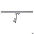 SLV - BIMA, 1 spot, gris, GU10, max. 50W, adaptateur 3 allumages inclus
