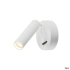 SLV - KARPO 30, applique intérieure, liseuse, blanc, LED, 6W, 3000K, avec interrupteur
