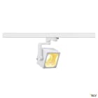 SLV - EURO CUBE, spot rail 3 allumages intérieur, 60°, blanc, LED, 28,5W, 3000K