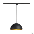 SLV - FORCHINI M 40 TRACK, 40cm, rond, noir/or, E27, adapt. 3 all. inclus