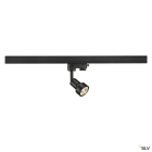 SLV - PURI TRACK, spot rail 3 allumages intérieur, noir, GU10/QPAR51, 50W max