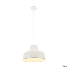 SLV - FENDA, suspension, intérieur, blanc, E27, 60W, sans abat-jour