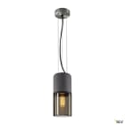 SLV - LISENNE, suspension intérieure, gris/brun, E27, 23W max