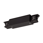 SLV - S-TRACK Connecteur, avec possibilité d'alimentation, Phase, noir