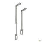 SLV - EASYTEC® II, support plafond rampant réglable, intérieur, gris