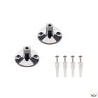 SLV - TENSEO, support mural 3 cm, intérieur, pour câble tendu T.B.T, chrome, 2 pièces