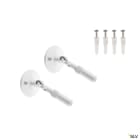 SLV - TENSEO, support mural 10 cm, intérieur, pour câble tendu T.B.T, blanc, 2 pièces