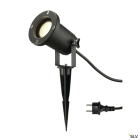 SLV - NAUTILUS 15 (NAUTILUS PIQUET XL), spot sur piquet, noir, GU10 11W max., IP65