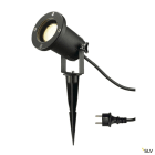 SLV - BIG NAUTILUS, projecteur extérieur, spot sur piquet, noir, GU10 11W max., IP65
