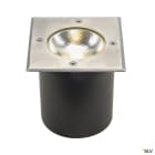 SLV - ROCCI, carré, encastré de sol ext., 9,8W, Inox 316, LED 3000K IP67