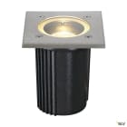 SLV - DASAR EXACT 116, GU10 encastré de sol, carré, inox 316, max. 35W, IP67