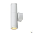 SLV - ASTINA, applique extérieure, blanc, GU10/TCR50-SE, 2x 11W max, IP44