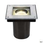 SLV - DASAR 70, carré, GU10, QPAR51, encastré de sol, inox 304, max. 35W, IP67