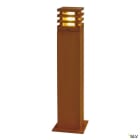 SLV - RUSTY® 70, borne extérieure, fonte rouillée, E27, 11W max, IP55