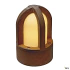 SLV - RUSTY® CONE 24, borne extérieure, rouille, E14/C35, 40W max, IP54