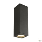 SLV - THEO UP/DOWN, applique extérieure, anthracite, GU10/QPAR51, 2x 35W max, IP44