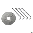 SLV - Accessoires de fixation pour béton, extérieur, inox