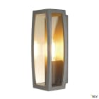 SLV - MERIDIAN BOX, applique, anthracite, E27 max 25W plastique transparent