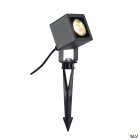SLV - NAUTILUS 10, projecteur extérieur, carré, anthracite, LED, 8,5W, 3000K, IP65