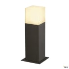 SLV - GRAFIT 30, borne extérieure carrée, anthracite, E27, 11W max, IP44