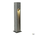 SLV - ARROCK STONE 75, borne extérieure, gris, LED, 9W, 3000K, IP55, basalte, inox 304