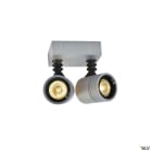 SLV - MYRA, 2 spots, applique, gris, QPAR51, 2xGU10, max. 2x50W, IP55