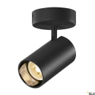 SLV - ASTO TUBE, applique et plafonnier, cylindrique, GU10, 1x max. 10W, noir