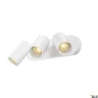 SLV - ASTO TUBE, applique et plafonnier, cylindrique, GU10, 3x max. 10W, blanc