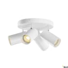 SLV - ASTO TUBE, plafonnier, cylindrique, GU10, 4x max. 10W, blanc