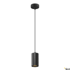 SLV - ASTO TUBE, suspension, GU10, longueur de suspension 250 cm, 1x max. 10W, noir