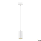 SLV - ASTO TUBE, suspension, GU10, longueur de suspension 250 cm, 1x max. 10W, blanc