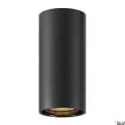 SLV - ASTO TUBE, plafonnier, cylindrique, GU10, 1x max. 10W, noir