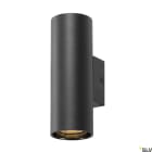 SLV - ASTO TUBE, applique murale, cylindrique, GU10, 2x max. 10W, noir