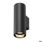 SLV - ASTO TUBE, applique murale, cylindrique, GU10, 2x max. 10W, noir
