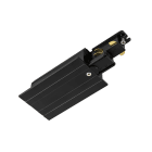 SLV - S-TRACK, embout d'alimentation pour systèmes rail 3 all., terre à gauche, noir
