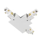 SLV - S-TRACK, connecteur en T système rail encastré 3 all., terre à gauche, blanc