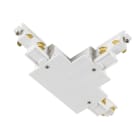 SLV - S-TRACK, connecteur en T système rail encastré 3 all., terre à droite, blanc