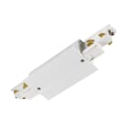 SLV - S-TRACK, connecteur longitudinal pour système rail encastré 3 all., blanc