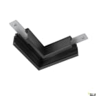 SLV - 48V TRACK, Connecteur 90° mécanique, pour rail en saillie standard, gauche, noir