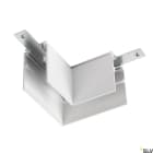 SLV - 48V TRACK, Connecteur 90° mécanique, pour rail en saillie profond, droite, blanc