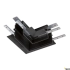 SLV - 48V TRACK, Connecteur 90°, pour rail encastré profond, gauche, noir