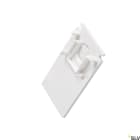 SLV - 48V TRACK, Embout pour rail en saillie profond, blanc