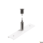 SLV - 48V TRACK, Plaque renforcement rail avec kit de suspension, filin de 3m, blanc